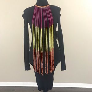 Cut-Out Shoulder Dress